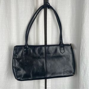 HOBO INTERNATIONAL Lolita Black Leather East West Black Shoulder Bag